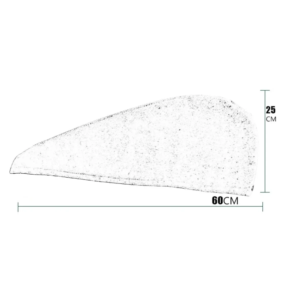 Сухая шапочка для волос для ванной, шапочка для душа, Мягкая прочная водопоглощающая быстросохнущая насадка, диффузор, полотенце из супертонких волокон, шапка для купания