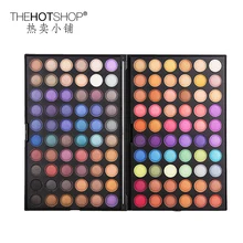 120 цветные тени для век, компактные палитры, теплые светящиеся наборы, палитра для макияжа, перламутровый матовый цвет, водостойкий косметический инструмент