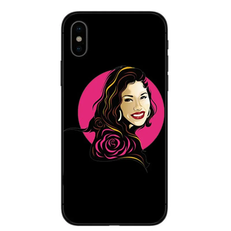 Топ латинский художник '90s Selena quintanilla Cliente Alta Qualidade чехол для телефона для iPhone 5 8 7 6 Plus 5 XR X XS MAX Coque - Цвет: TPU