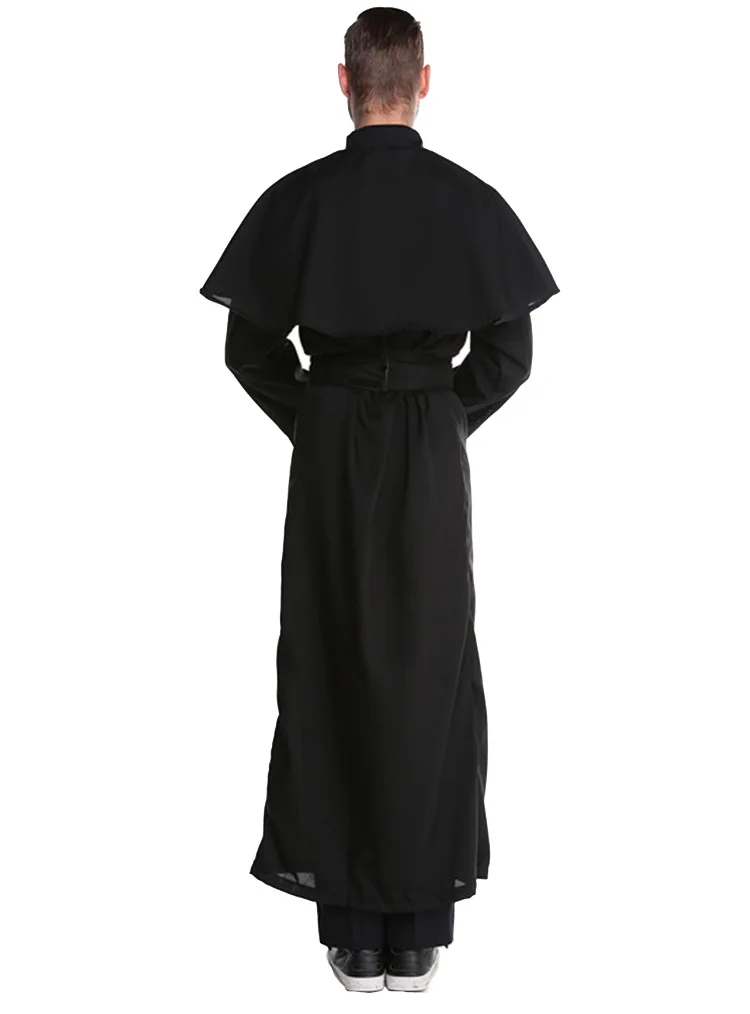 Medieval Costume Renaissance Monk Priest Clothing Men God Father ...