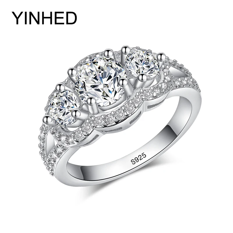 90 off yinhed 100 925 sterling silver wedding rings for women top quality cubic zirconia engagement ring cz jewelry zr091 - Cheap Wedding Rings Under 100 90 off yinhed 100 925 sterling silver wedding rings for women top quality cubic zirconia engagement ring cz jewelry zr091 - Cheap Wedding Rings Under 100