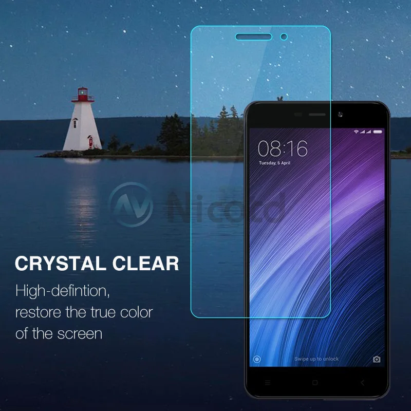 Nicotd 2.5D 9H Premium Tempered Glass For Xiaomi Redmi 4A 5.0inch Screen Protector Toughened protective film For Xiaomi Redmi 4A (2)