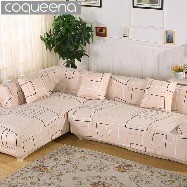 Universal Stretch Covers for Corner Sofa Sectional Couch Angular