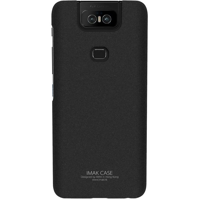IMAK для Asus Zenfone 6 ZS630KL чехол Ковбой тонкий твердый пластиковый чехол на заднюю панель ZS630KL чехол с пленкой - Цвет: Black Matte