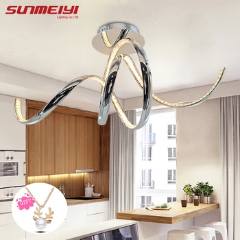 Modern LED Crystal Aluminum Ceiling Lights plafonnier led Living Room Kitchen Bedroom Ceiling Home Lighting luminaria modern led ceiling lights living room kids room lamps iron avize luminarias luminaire led home lighting bedroom boy girl room