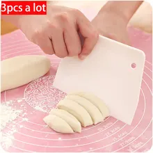 Vanzlife трапециевидный пластиковый инструмент для выпечки скребок для масла пластиковый скребок резак для теста