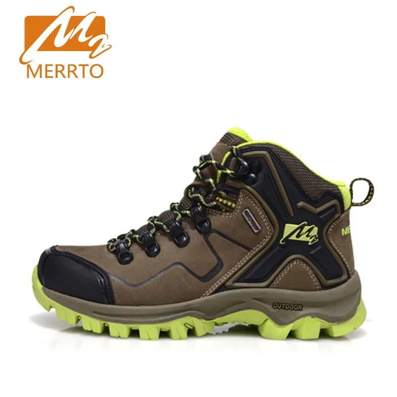 

MERRTO Women Waterproof Hiking Boots Women Sneakers Genuine Leather Waterproof Hiking Shoes For Women Sports Trekking Shoes