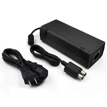 

for Xbox 360 Slim AC Adapter Power Supply Brick Power Supply 135W Power Supply Charger Cord for Xbox 360 Slim Console 100-120V