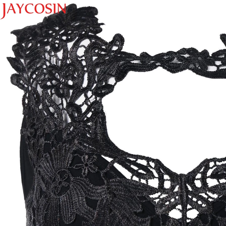 2019 Newly Women's Fashion Casual Lace Crochet Applique Shirt Camisoles For Women Tops Vetement Fem