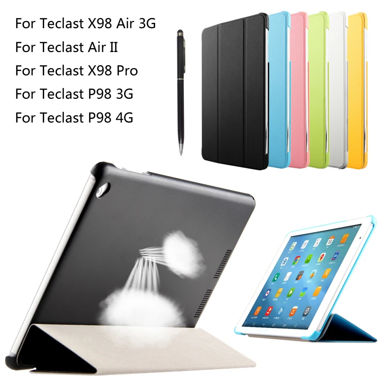Rainorshine Comprare Per Teclast P98 3g 4g Octa Core 9 7 Tablet Pc X98 Aria 3g Air Ii X98 Pro Cuoio Ultra Sottile Tre Fold Folio Case Pen Economici Prezzo Online