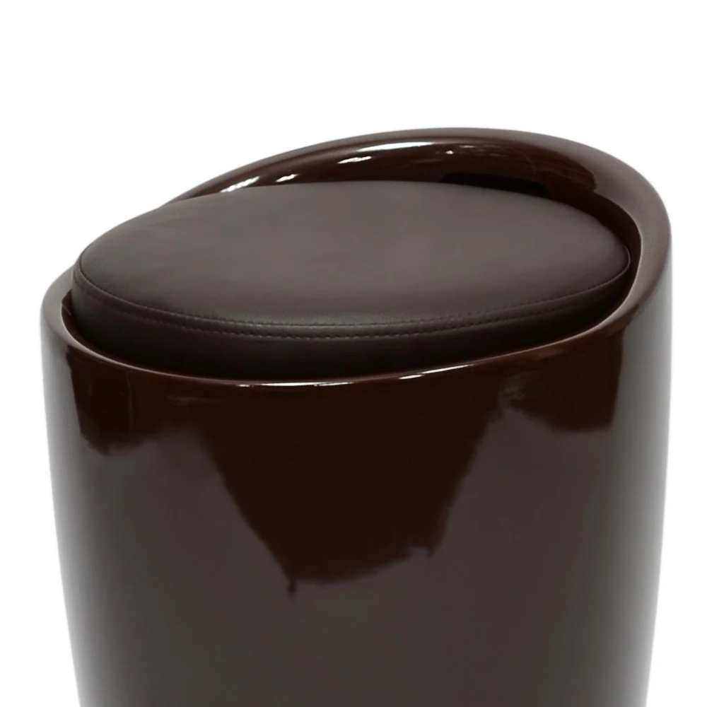  94902 Barneo N-13 Plastic Kitchen Breakfast Interior Stool Bar Chair Kitchen Furniture Brown free s - 1000004381006