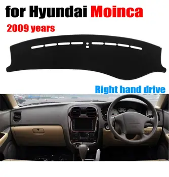 

Car dashboard cover mat for Hyundai Moinca 2009 years Right hand drive dashmat pad dash cover auto dashboard accessories