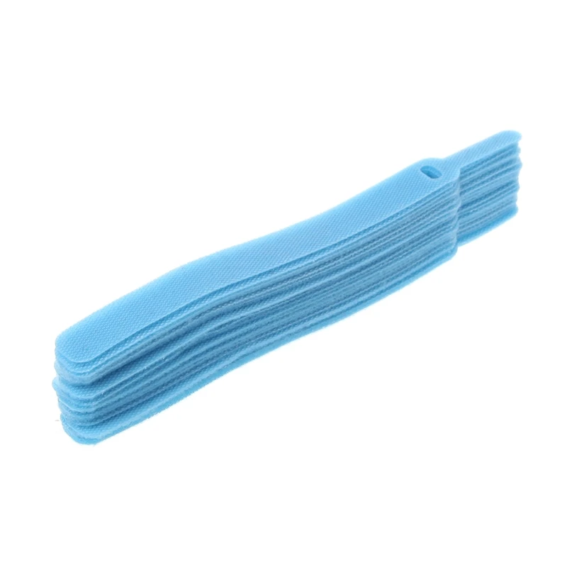 15 см 20 шт многоразовый Кабельный органайзер для наушников, галстуки для мыши, кабель для управления проводом, устройство для сматывания кабеля Мода - Цвет: Синий