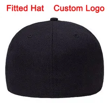 Облегающая Кепка, размер 52-размер 64, большой размер, теннисная Кепка для гольфа, полностью закрывающая Кепка с логотипом на заказ, бейсбольная кепка с полным закрытием