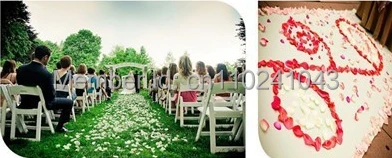 Бесплатная доставка 3000 шт./лот белые шелковые лепестки роз для свадебного