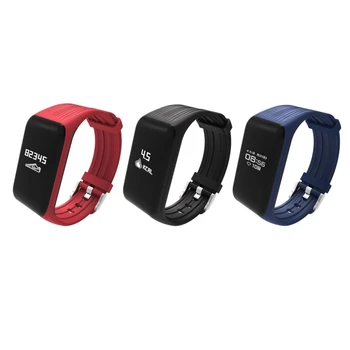 

Haweel smart bracelet ip68 waterproof 0.66 inch OLED Display Sports Smart Wristband Heart Rate Monitor Remote Capture