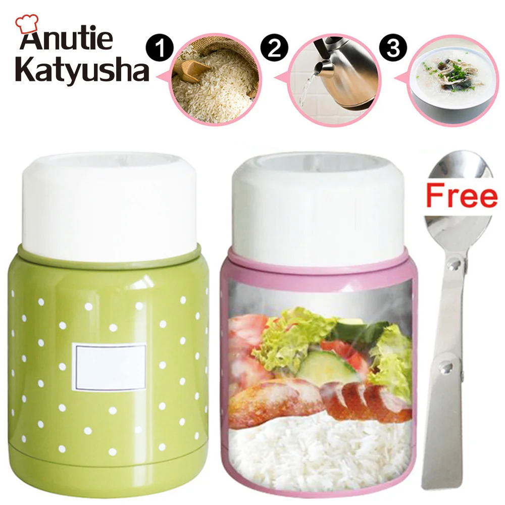 Buy 350ml Double Stainless Steel Thermo Lunch Box Soup