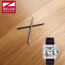 Набор винтовых трубок 25,75 мм для часов cartier SANTOS 100, резиновый/кожаный ремешок, ремешок для браслета, ремешок для часов, винтовой стержень