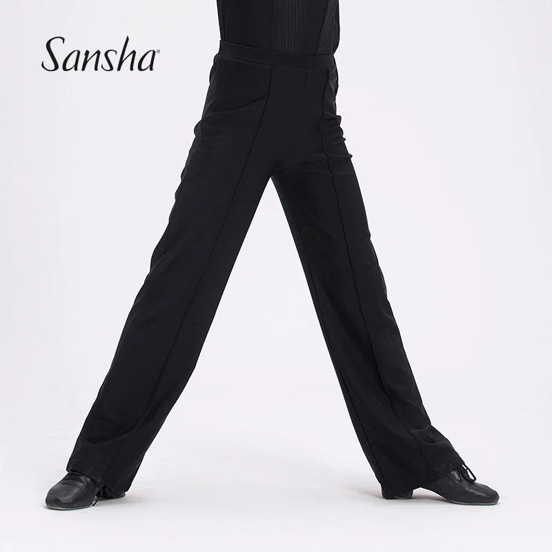 Sansha 2017 New Boys Latin Dance Pants Nylon Spandex Breathable