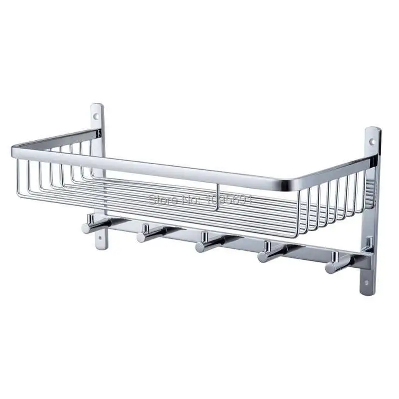 Bathroom Pendant Br Rectangular Tub And Shower Basket Shelf With Bathroom Pendant Br Rectangular Tub And Shower Basket Shelf With Hook Rail Rack 5 Wall Mount Chrome In Shelves From Home Improvement On