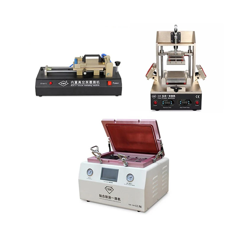 

TBK 308 Full Kit OCA Vacuum Laminating Machine Remover Machine Debubbler+OCA Film laminating machine+5 in 1OCA Frame Machine