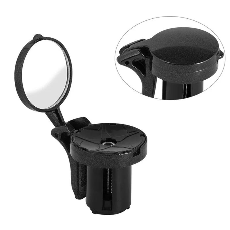 

Road Bikes Cycling Adjustable Handlebar Plugs Rear View Mirror Bicycle Accessory