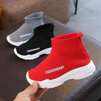 

Kids Shoes Leisure Knitting Canvas for Baby Girls Soft AntiSlipper Sole Baby Boy Toddler Sneakers Trainer Fashion Children Shoes