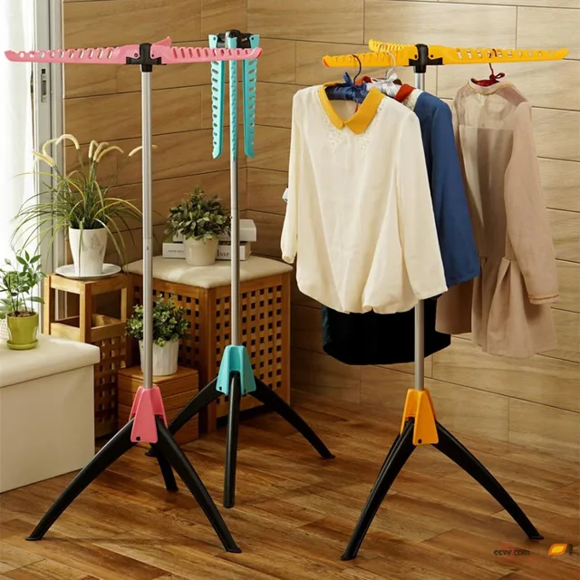 Multifunctional Folding Travel Racks Hanger Metal Plastic Clothing Multifunctional Folding Travel Racks Hanger Metal Plastic Clothing Hangers For Clothes Magic Drying Rack 1pcs