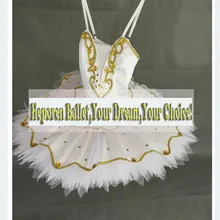Customized White Swan Ballet Tutus For Adult or Children,White Tulle Performance Competition Ballet Dance Tutu Dress Free Ship