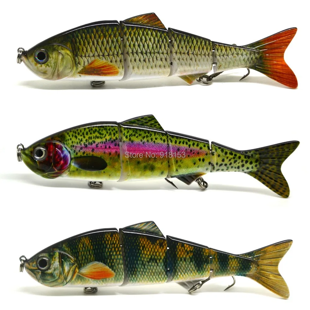 15cm Multi Jointed Fishing Lure Bait Swim Bait Life like Minnow Shad for Bass Pike Fishing NEW