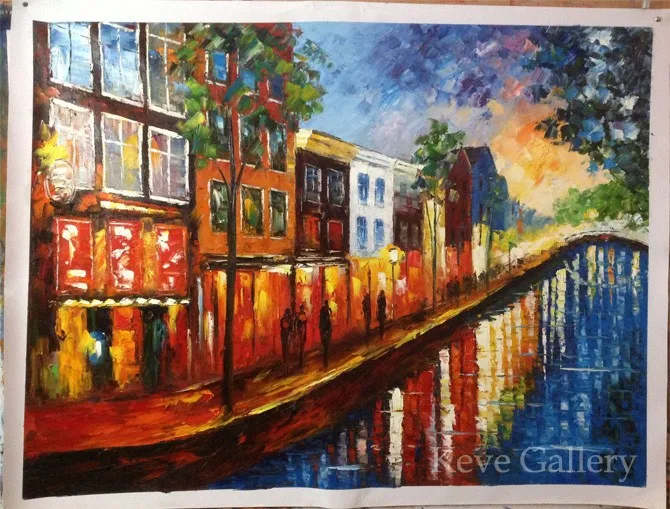 Painting For Sale Colorful Oil Paintings Canvas Central Park New York Abstract Modern Art Home Decor High Quality Handpainted
