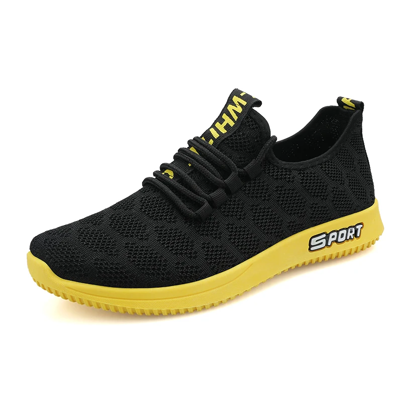 

2019 New Running Shoes for Man Air Mesh Lace-up Sports Shoes Super Light Walking Jogging Sneakers Men Summer Breathable Trainers