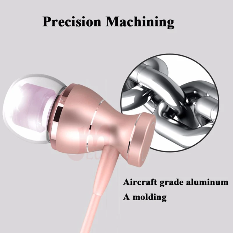 MEUYAG Metal Magnetic Earphone Sport Running In-Ear Earphones HandsFree Earbuds Headphones with Mic Stereo Headset