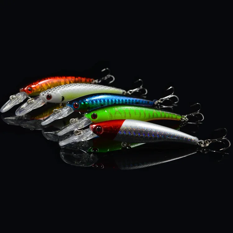 5 PCS Factory direct sale lures Mino freshwater bait 9.5cm 7g bionic