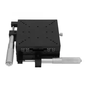 

Geleiderail Linear Rails And Bearings XY Micrometer Manual Fine-tuning Roller Linear Stages 120*120*60mm Guia