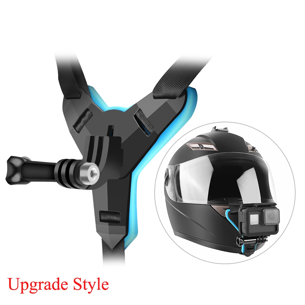 

Upgrade Full Face Helmet Chin Mount Holder for GoPro Hero 6 5 SJCAM Motorcycle Helmet Chin Stand Camera Accessories