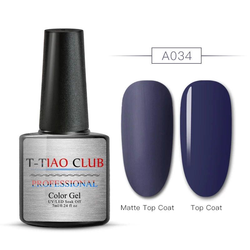 T-TIAO Клуб Матовый верхнее пальто Цвет Гель-лак для ногтей, гибридный лак Лаки Semi перманентность био-Гели Soak Off УФ; светодиоды; ногти гель лак для ногтей - Цвет: M30330