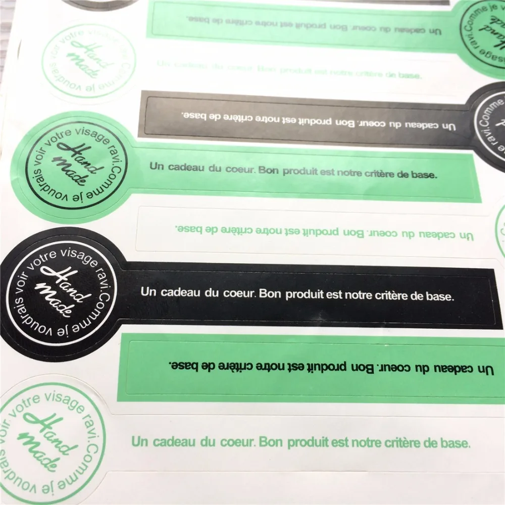 240pcs Hand Made asheive seals/stickers/DIY for cookie/ biscuit/ cake