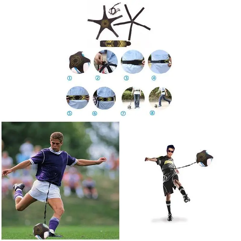 Children Soccer Trainer Belt Adjustable Kids Football Training