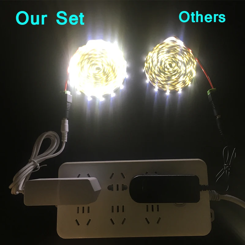 

5meter Led Strip Light 300Leds Non-waterproof RGB 3528 DC12V 60Leds/M Flexible Lighting String Ribbon Tape Lamp Home Decoration