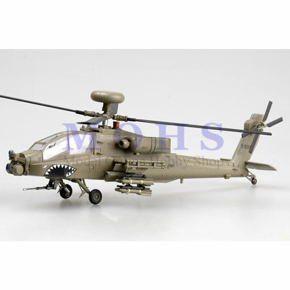 Easy model масштабная модель 37031 1/72 весы сборные модели вертолета закончил масштаб RC вертолет AH-64D армии США Apache лук