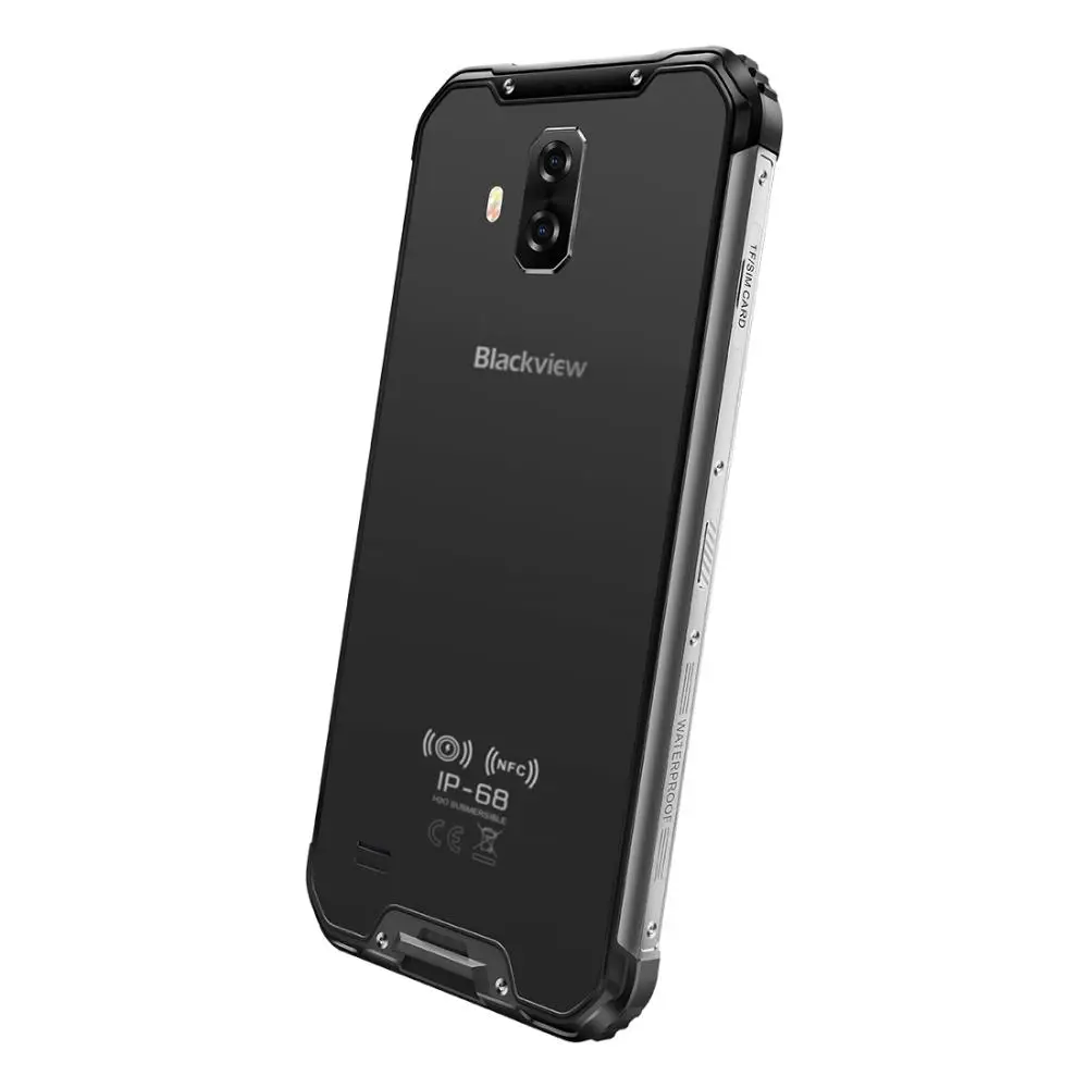 Blackview BV9600 водонепроницаемый мобильный телефон Helio P70 Android 9,0 4 Гб ОЗУ 64 Гб ПЗУ 6,2" 19:9 AMOLED 5580 мАч прочный смартфон