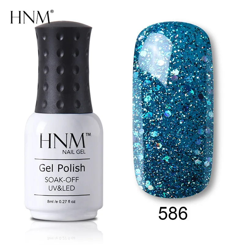 HNM 8 мл чистый цветной Гель-лак для ногтей UV LED Gellak отмачиваемый Vernis Полупостоянный