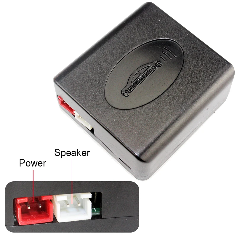 Parktronic Car Reverse Parking Sensor Flat Effect Original 13mm Sensors with Adjustable Sound Auto Parking System with Buzzer
