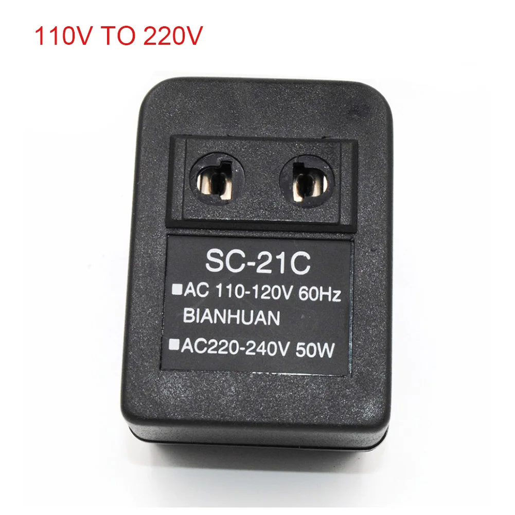 110V TO 220V AC 220 В до 110 В/110 В до 220 В AC преобразователь напряжения питания 20 Вт Адаптер дорожный трансформатор регулятор TSH магазин - Цвет: 110V TO 220V