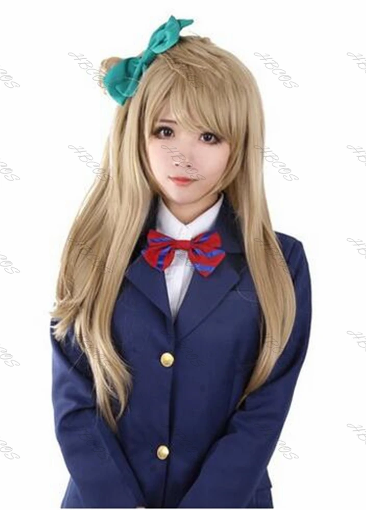 

Cosplay Wig Love Live! Minami Kotori Long Straight Flaxen Synthetic Anime Halloween Party Hair