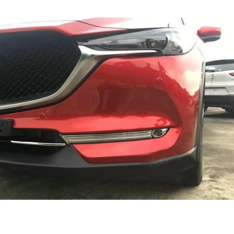 Для Mazda CX5 CX-5 2017/18/19/20 ABS хромированные передние противотуманные фары светильник