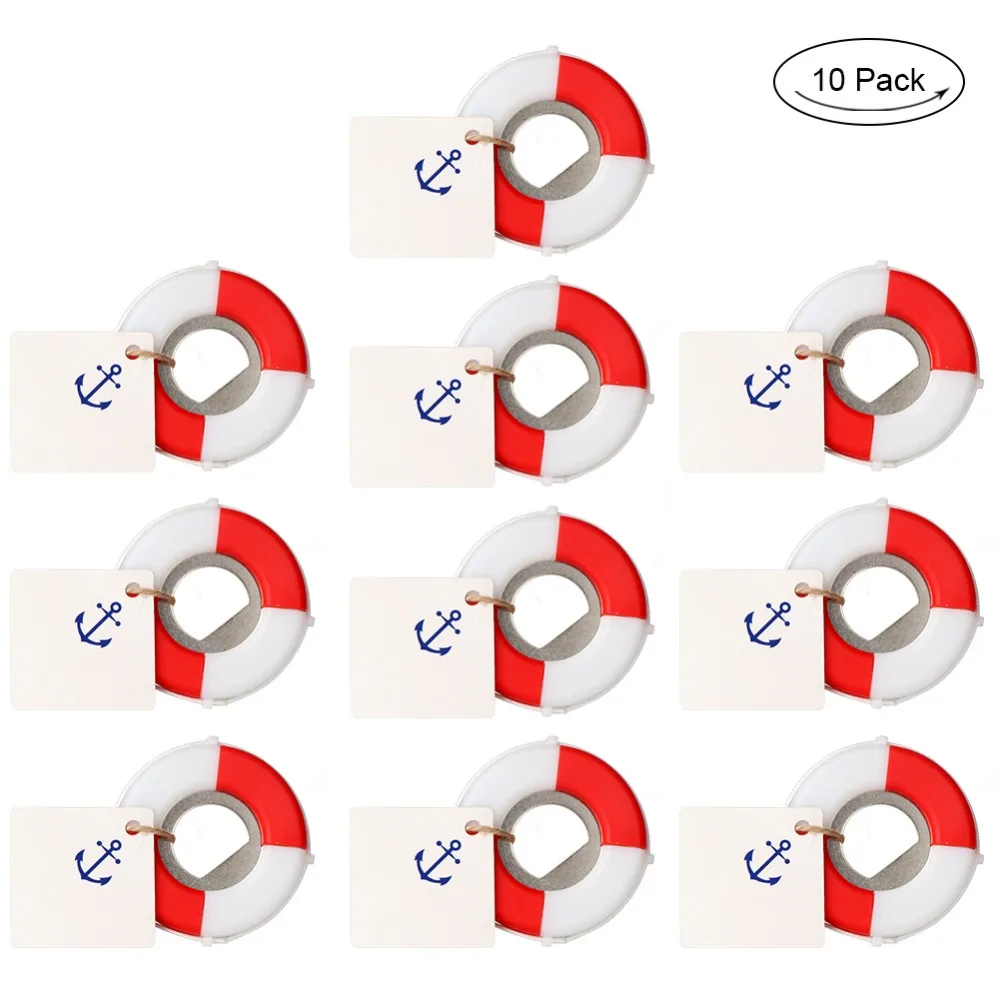 OurWarm 10 шт. спасательная открывалка для пивных бутылок подарок для гостей поздравительные свадебные сувениры детский душ морские вечерние украшения