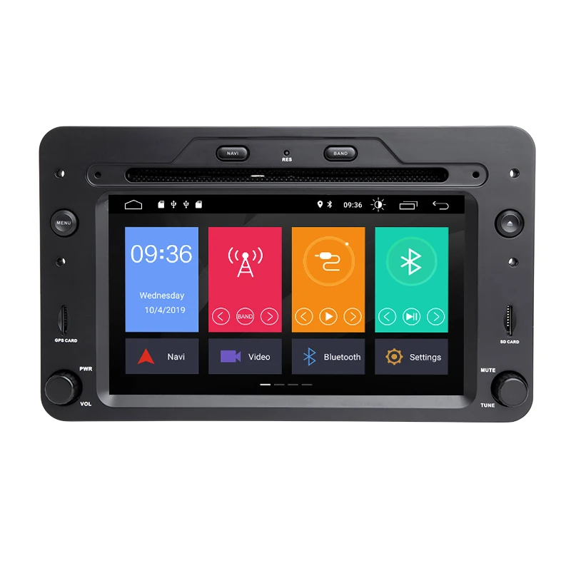 Sale 2 din Android 9.0 GPS Navigation Autoradio For Alfa Romeo 159 Brera Spider Sportwagon 2006 Car DVD Player Head Unit Wifi Audio 2