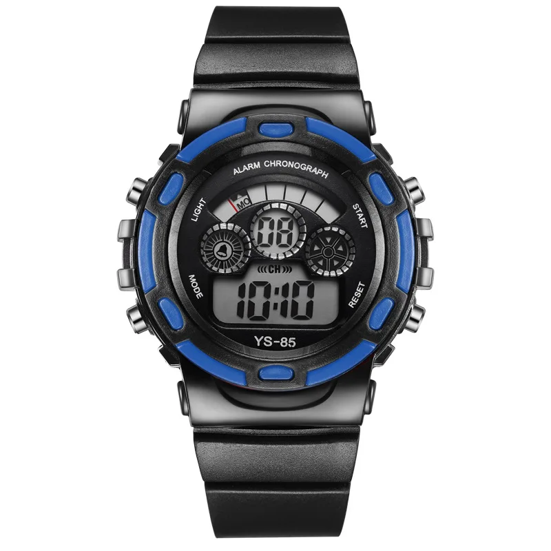 

2019 Watch for Children Multi-function Sports Electronic Watch Colorful Luminous Chronograph Digital Luminous Boy and Girl